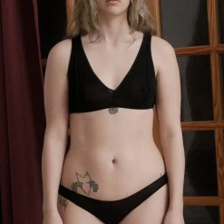 Femme BASERANGE Sous-vêtements-- Soutien-gorge Vein - Noir