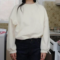 Femme BASERANGE Sweats-- Sweat Rim - Blanc