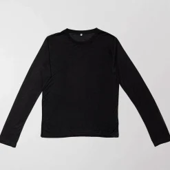 Femme BASERANGE T-shirts-- Top Manches Longues - Noir