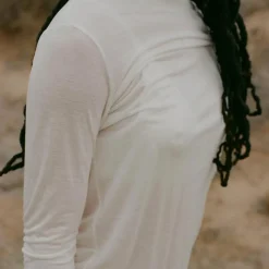 Femme BASERANGE T-shirts-- Top Manches Longues - Blanc