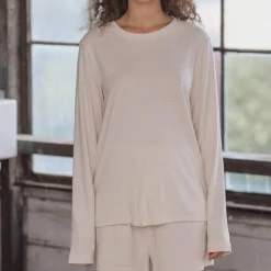 Femme BASERANGE T-shirts-- T-Shirt en Soie - Blanc