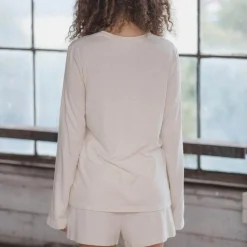 Femme BASERANGE T-shirts-- T-Shirt en Soie - Blanc