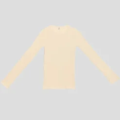 Femme BASERANGE T-shirts-- T-Shirt Heart manches longues - Blanc