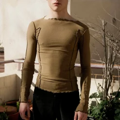 Femme Baserange T-shirts-- T-Shirt Omato - Marron