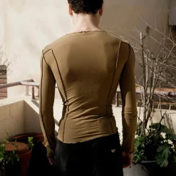 Femme Baserange T-shirts-- T-Shirt Omato - Marron