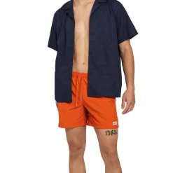 Homme BATHER Maillots De Bain-- Maillot de bain uni - Orange