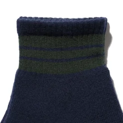 Femme BEAMS Chaussettes|Chaussettes-Plus - Chaussettes School Boy - Marine