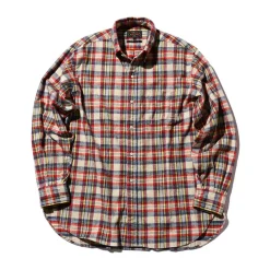 Homme BEAMS L'esprit Merci|Chemises-Plus - Chemise Brushed Flannel - Blanc