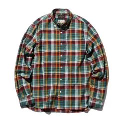 Homme BEAMS Chemises-Plus - Chemise Madras - Vert