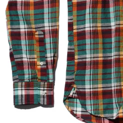 Homme BEAMS Chemises-Plus - Chemise Madras - Vert