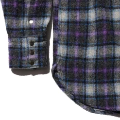 Homme BEAMS L'esprit Merci|Chemises-Plus - Chemise Western - Violet