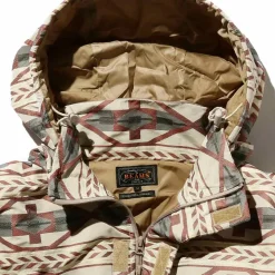 Homme BEAMS Manteaux-Plus - Manteau Puff Jacquard - Marron