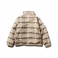 Homme BEAMS Manteaux-Plus - Manteau Puff Jacquard - Marron