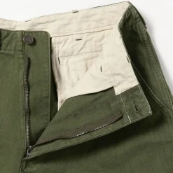 Homme BEAMS Pantalons-Plus - Pantalon Herringbone - Olive