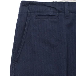 Homme BEAMS Pantalons-Plus - Pantalon Herringbone - Navy