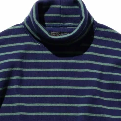 Homme BEAMS T-shirts-Plus - T-shirt Fraise Stripe - Marine