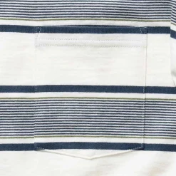 Homme BEAMS T-shirts-Plus - T-shirt Stripe - Blanc