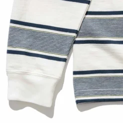 Homme BEAMS T-shirts-Plus - T-shirt Stripe - Blanc
