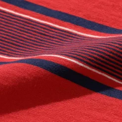 Homme BEAMS T-shirts-Plus - T-shirt Stripe - Rouge