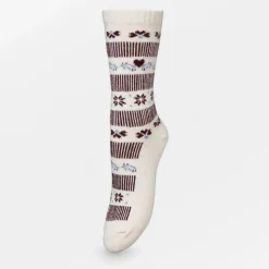 Femme Becksöndergaard Chaussettes|Chaussettes-- Chaussettes Carols Wola - Blanc