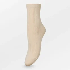 Femme Becksöndergaard Chaussettes|Chaussettes-- Chaussettes Solid Drake - Beige