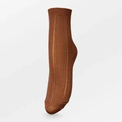 Femme Becksöndergaard Chaussettes|Chaussettes-- Chaussettes Solid Drake - Marron