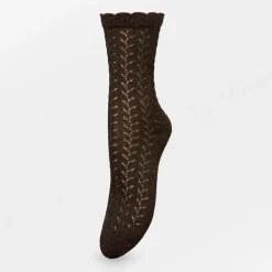 Femme Becksöndergaard Chaussettes|Chaussettes-- Chaussettes Leomy Cotta - Marron