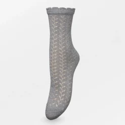 Femme Becksöndergaard Chaussettes|Chaussettes-- Chaussettes Leomy Cotta - Gris