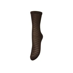 Femme Becksöndergaard Chaussettes|Chaussettes-- Chaussettes Mina Glitter - Marron