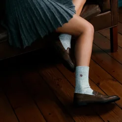 Femme Becksöndergaard Chaussettes|Chaussettes-- Chaussettes Rose Wola - Marron