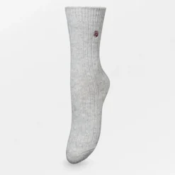 Femme Becksöndergaard Chaussettes|Chaussettes-- Chaussettes Rose Wola - Gris