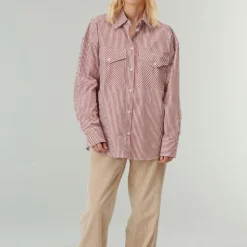 Femme Belle Pièce Chemises-- Chemise André - Rouge