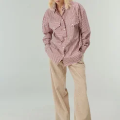 Femme Belle Pièce Chemises-- Chemise André - Rouge