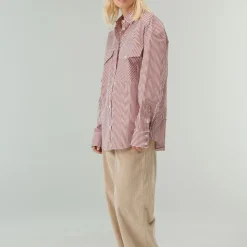 Femme Belle Pièce Chemises-- Chemise André - Rouge