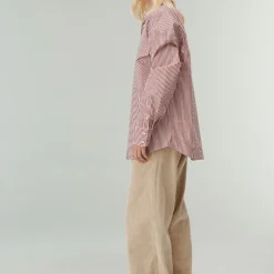 Femme Belle Pièce Chemises-- Chemise André - Rouge