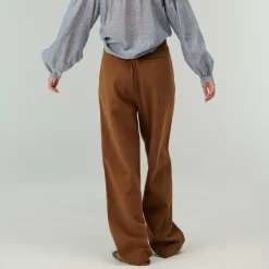 Femme Belle Pièce Pantalons-- Pantalon Hugo - Cafe