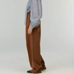 Femme Belle Pièce Pantalons-- Pantalon Hugo - Cafe