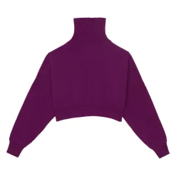 Femme Belle Pièce Mailles-- Pull Andy - Violet