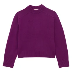 Femme Belle Pièce Mailles-- Pull Joe - Violet
