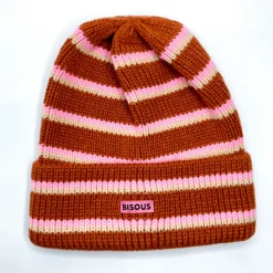 Homme Bisous Skateboard Bonnets-- Bonnet - Marron