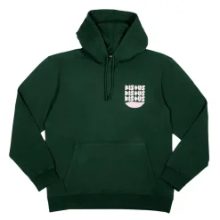 Homme Bisous Skateboard Sweats-- Hoodie Cap D'agde - Vert