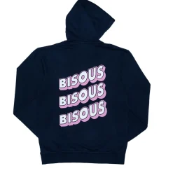 Homme Bisous Skateboard Sweats-- Sweatshirt Sonics - Bleu