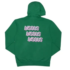 Homme Bisous Skateboard Sweats-- Sweatshirt Bisous x3 - Vert