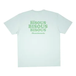 Homme BISOUS SKATEBOARD T-shirts-- T-shirt Grease - Vert Menthe