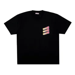 Homme BISOUS SKATEBOARD T-shirts-- T-shirt Sonics - Tiedye Noir