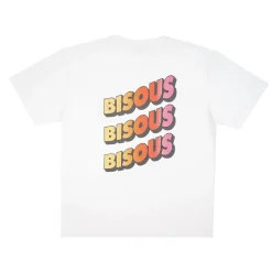 Homme BISOUS SKATEBOARD T-shirts-- T-shirt Sonics - Tiedye Blanc