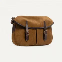 Femme Bleu de Chauffe Sacs À Main-- Sac Musette S - Tabac