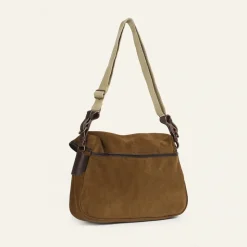 Femme Bleu de Chauffe Sacs À Main-- Sac Musette S - Tabac