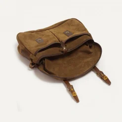 Femme Bleu de Chauffe Sacs À Main-- Sac Musette S - Tabac