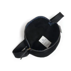 Femme Bleu de Chauffe Sac Banane-- Sac Banane Beat - Noir